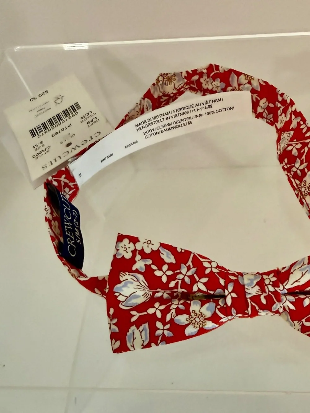 NWT Crewcuts Liberty of London Floral Bow Tie boys Sunday wedding